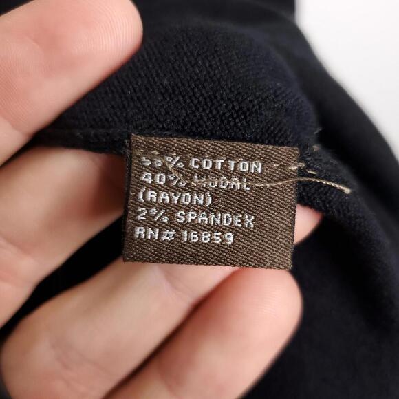 J McLaughlin Top Womens Large Julie Jeweled Beaded Y Neck New 3/4 Sleeves - Picture 8 of 11